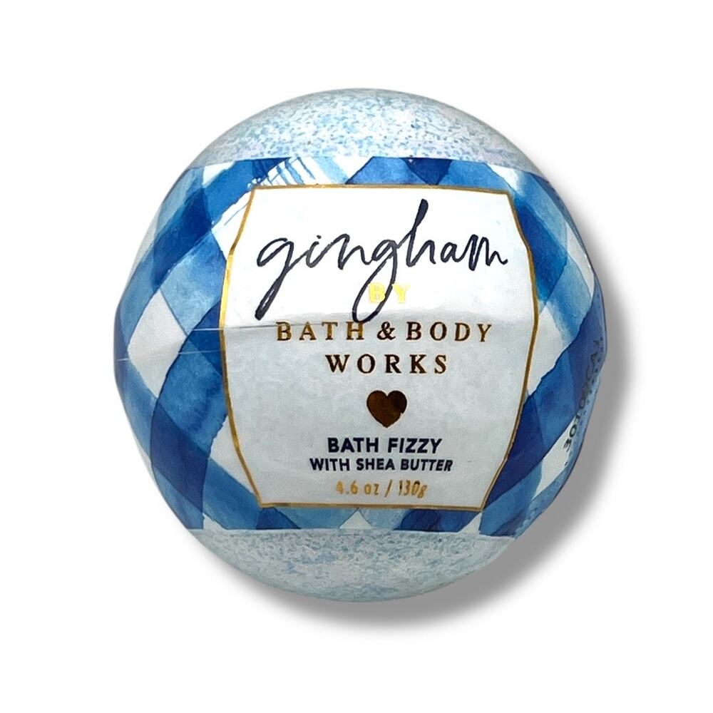 NWT Bath and Body Works Gingham Fragrance Bath Fizzy